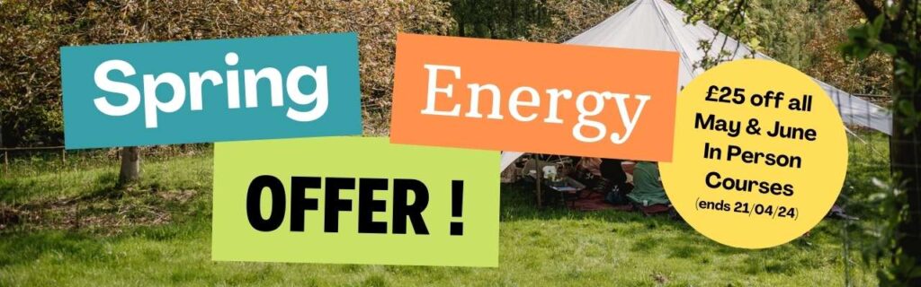 Spring energy offer £25 off course fees